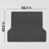 imageBDK Heavy Duty Rubber Cargo Mat Liner  AllWeather Trunk Protection TrimtoFit Design for Cars SUVs Vans ampamp Trucks  NonSlip Waterproof Durable Cargo Floor Liner  46quot x 5675quot x 025quot  BeigeBlack