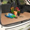 imageBDK Heavy Duty Rubber Cargo Mat Liner  AllWeather Trunk Protection TrimtoFit Design for Cars SUVs Vans ampamp Trucks  NonSlip Waterproof Durable Cargo Floor Liner  46quot x 5675quot x 025quot  BeigeBeige