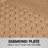 imageBDK Heavy Duty Rubber Cargo Mat Liner  AllWeather Trunk Protection TrimtoFit Design for Cars SUVs Vans ampamp Trucks  NonSlip Waterproof Durable Cargo Floor Liner  46quot x 5675quot x 025quot  BeigeBeige