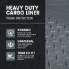 imageBDK Heavy Duty Rubber Cargo Mat Liner  AllWeather Trunk Protection TrimtoFit Design for Cars SUVs Vans ampamp Trucks  NonSlip Waterproof Durable Cargo Floor Liner  46quot x 5675quot x 025quot  BeigeGray