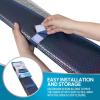 imageBDK Iridescent Mermaid Car Windshield Sun Shade Accordion Folding Sunshade for Car Windshield Blocks UV Rays Sun Visor for Car Front Window Protector  Easy Setup Keeps Vehicle Cool  58 x 27 inchesIridescent Matte Black