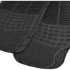 imageBDK ProLiner Floor Mats for Cars Trucks SUV 3Piece AllWeather Car Mats with Universal Fit Design Durable Car Floor Mats with Capture Ridges Waterproof Rubber Floor Mats for Cars BlackBlack