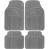 imageBDK ProLiner Floor Mats for Cars Trucks SUV 3Piece AllWeather Car Mats with Universal Fit Design Durable Car Floor Mats with Capture Ridges Waterproof Rubber Floor Mats for Cars BlackGray