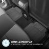 imageBDK ProLiner Floor Mats for Cars Trucks SUV 3Piece AllWeather Car Mats with Universal Fit Design Durable Car Floor Mats with Capture Ridges Waterproof Rubber Floor Mats for Cars BlackClear