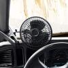 imageMotor Trend Cooling Car Fan PowerChill Fan Refreshing High Velocity Oscillating Durable with 12V Power  Universal Fit for Car Auto Sedan Truck SUV Van