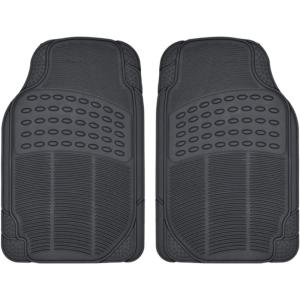 imageBDK ProLiner Floor Mats for Cars Trucks SUV 3Piece AllWeather Car Mats with Universal Fit Design Durable Car Floor Mats with Capture Ridges Waterproof Rubber Floor Mats for Cars BlackBlack