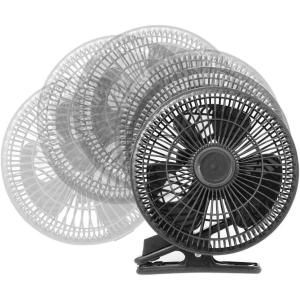 imageMotor Trend Cooling Car Fan PowerChill Fan Refreshing High Velocity Oscillating Durable with 12V Power  Universal Fit for Car Auto Sedan Truck SUV Van