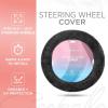 imageAspen Black Fuzzy Steering Wheel Cover for Women  Cute and Stylish Fluffy Fur Steering Wheel Cover for Cars Trucks Vans SUVs Universal Fit for Wheel Sizes 145 to 155 inchesBlack