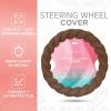 imageAspen Black Fuzzy Steering Wheel Cover for Women  Cute and Stylish Fluffy Fur Steering Wheel Cover for Cars Trucks Vans SUVs Universal Fit for Wheel Sizes 145 to 155 inchesOlive Green