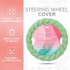 imageAspen Black Fuzzy Steering Wheel Cover for Women  Cute and Stylish Fluffy Fur Steering Wheel Cover for Cars Trucks Vans SUVs Universal Fit for Wheel Sizes 145 to 155 inchesSage Green
