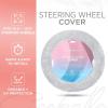 imageAspen Black Fuzzy Steering Wheel Cover for Women  Cute and Stylish Fluffy Fur Steering Wheel Cover for Cars Trucks Vans SUVs Universal Fit for Wheel Sizes 145 to 155 inchesGray