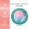 imageAspen Black Fuzzy Steering Wheel Cover for Women  Cute and Stylish Fluffy Fur Steering Wheel Cover for Cars Trucks Vans SUVs Universal Fit for Wheel Sizes 145 to 155 inchesMint