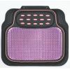 imageBDK 2 Tone Black ampamp Pink Floor Mats for Cars  Metallic Top Finish Car Mats for Women ampamp Heavy Duty Pink Car Accessories for Women  Cute Car Mats with AntiSlip Grip Girly Mats for Cars SUV ampamp VanPinkBlack