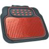 imageBDK 2 Tone Black ampamp Pink Floor Mats for Cars  Metallic Top Finish Car Mats for Women ampamp Heavy Duty Pink Car Accessories for Women  Cute Car Mats with AntiSlip Grip Girly Mats for Cars SUV ampamp VanRedBlack