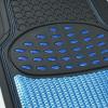 imageBDK 2 Tone Black ampamp Pink Floor Mats for Cars  Metallic Top Finish Car Mats for Women ampamp Heavy Duty Pink Car Accessories for Women  Cute Car Mats with AntiSlip Grip Girly Mats for Cars SUV ampamp VanBlueBlack