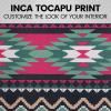 imageBDK Aztec Pattern Car Seat Covers for Front Seats 2Pack Geometric Print Front Seat Cover Set with Matching Headrest Sideless Design for Easy Installation Universal Fits Most Cars Trucks Vans SUVsInca Tocapu Pattern