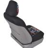 imageBDK Aztec Pattern Car Seat Covers for Front Seats 2Pack Geometric Print Front Seat Cover Set with Matching Headrest Sideless Design for Easy Installation Universal Fits Most Cars Trucks Vans SUVsAztec Pattern