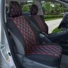 imageBDK Aztec Pattern Car Seat Covers for Front Seats 2Pack Geometric Print Front Seat Cover Set with Matching Headrest Sideless Design for Easy Installation Universal Fits Most Cars Trucks Vans SUVsRose Pattern