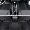 imageBDK Beige Faux Leather Car Seat Covers Full Set with Matching Carpet Car Floor Mats  Universal Front ampamp Back Bench Car Seat Protector ampamp Car Mats Full Set for SUV ampamp Truck Automotive Interior LinerCharcoal
