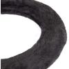 imageBDK Bling Bling Glitter Diamond Leather Steering Wheel Cover with 9 Rows Crystal Rhinestones Universal Fit 145155 Inch for WomenGirls Bling Crystal Diamonds  GoldBlack Faux Fur