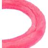 imageBDK Bling Bling Glitter Diamond Leather Steering Wheel Cover with 9 Rows Crystal Rhinestones Universal Fit 145155 Inch for WomenGirls Bling Crystal Diamonds  GoldHot Pink Faux Fur