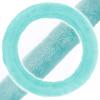 imageBDK Bling Bling Glitter Diamond Leather Steering Wheel Cover with 9 Rows Crystal Rhinestones Universal Fit 145155 Inch for WomenGirls Bling Crystal Diamonds  GoldMint Green Faux Fur