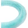 imageBDK Bling Bling Glitter Diamond Leather Steering Wheel Cover with 9 Rows Crystal Rhinestones Universal Fit 145155 Inch for WomenGirls Bling Crystal Diamonds  GoldMint Green Faux Fur