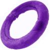 imageBDK Bling Bling Glitter Diamond Leather Steering Wheel Cover with 9 Rows Crystal Rhinestones Universal Fit 145155 Inch for WomenGirls Bling Crystal Diamonds  GoldPurple Faux Fur