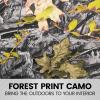 imageBDK Camo Car Full Set  Realistic Green Forest Camouflage Automotive Front ampamp Bench Back Seat Cover Camoflauge Interior Protectors for Auto Truck Van ampamp SUVSeat Cover Set