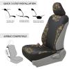 imageBDK Camo Car Full Set  Realistic Green Forest Camouflage Automotive Front ampamp Bench Back Seat Cover Camoflauge Interior Protectors for Auto Truck Van ampamp SUVWateproof Front Seat Covers