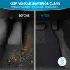 imageBDK Classic Carpet Floor Mats for Car ampamp Auto  Universal Fit Front ampamp Rear with Heelpad Light Gray  58310Black