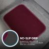 imageBDK Classic Carpet Floor Mats for Car ampamp Auto  Universal Fit Front ampamp Rear with Heelpad Light Gray  58310Burgundy Red