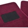 imageBDK Classic Carpet Floor Mats for Car ampamp Auto  Universal Fit Front ampamp Rear with Heelpad Light Gray  58310Burgundy Red