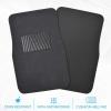 imageBDK Classic Carpet Floor Mats for Car ampamp Auto  Universal Fit Front ampamp Rear with Heelpad Light Gray  58310Charcoal Gray