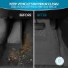 imageBDK Classic Carpet Floor Mats for Car ampamp Auto  Universal Fit Front ampamp Rear with Heelpad Light Gray  58310Charcoal Gray