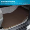 imageBDK Classic Carpet Floor Mats for Car ampamp Auto  Universal Fit Front ampamp Rear with Heelpad Light Gray  58310Dark Beige