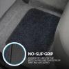 imageBDK Classic Carpet Floor Mats for Car ampamp Auto  Universal Fit Front ampamp Rear with Heelpad Light Gray  58310Dark Gray