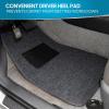imageBDK Classic Carpet Floor Mats for Car ampamp Auto  Universal Fit Front ampamp Rear with Heelpad Light Gray  58310Dark Gray