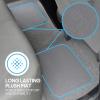imageBDK Classic Carpet Floor Mats for Car ampamp Auto  Universal Fit Front ampamp Rear with Heelpad Light Gray  58310Light Gray