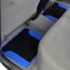 imageBDK Fresh Carpet Floor Mats Color Tribal Tattoo Design Vinyl Trim for Car Sedan Truck SUV Front ampamp Rear Set of 4 Universal FitTattoo Blue