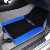 imageBDK Fresh Carpet Floor Mats Color Tribal Tattoo Design Vinyl Trim for Car Sedan Truck SUV Front ampamp Rear Set of 4 Universal FitTattoo Blue