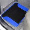 imageBDK Fresh Carpet Floor Mats Color Tribal Tattoo Design Vinyl Trim for Car Sedan Truck SUV Front ampamp Rear Set of 4 Universal FitTattoo Blue