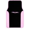 imageBDK Fresh Carpet Floor Mats Color Tribal Tattoo Design Vinyl Trim for Car Sedan Truck SUV Front ampamp Rear Set of 4 Universal FitTribal Pink