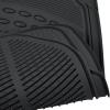 imageBDK Heavy Duty 4pc Front ampamp Rear Rubber Floor Mats for Car SUV Van ampamp Truck  All Weather Protection Universal Fit