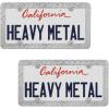 imageBDK Heavy Duty RustProof StainlessSteel Metal USA United States Flag Rhinestone Sparkly Sparkling Diamond Crystal Bling License Plate Frame Universal Size for Car Truck SUVMetal Plate