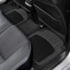 imageBDK HybridMat Automotive Rubber ampamp Carpet Floor Mats Front ampamp Rear Seat Mat Set of Interior Liners for Car Sedan SUV Van Heavy Duty All Weather SemiTrim to Fit Black