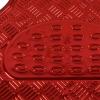 imageBDK Metallic Chrome Car Floor Mats AllWeather Universal Fit Automotive Floor Mats for Cars SUVs Floor Mats for Trucks Car Mats Full Set Front ampamp Rear NonSlip Backing  SilverRed