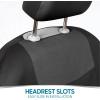 imageBDK PolyPro Seat Covers Full Set in Beige on Black  Front and Rear Split Bench Seat Covers for Cars Easy to Install  Car Accessories for Auto Trucks Van SUVCharcoal Gray