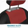 imageBDK PolyPro Seat Covers Full Set in Beige on Black  Front and Rear Split Bench Seat Covers for Cars Easy to Install  Car Accessories for Auto Trucks Van SUVTerracotta
