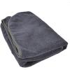 imageBDK UltraFit Towel Cloth Car Rear Seat Bench Cover Moisture Wicking Washable Liquid Water Absorbent Sweat Seat Protector Gym Workout Hiking Running Beach Sports Universal Fit Trucks SUVs VansGray Trim